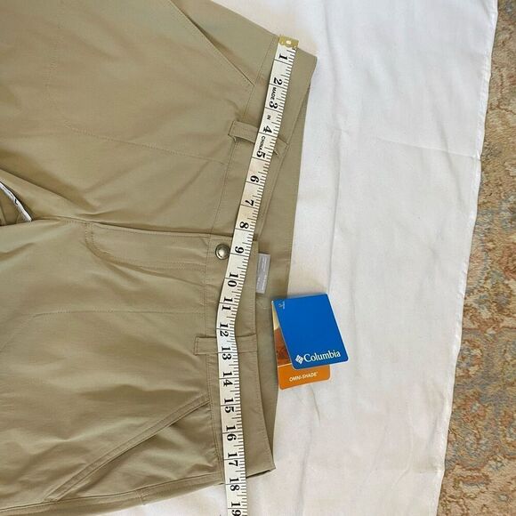 NWT New Columbia Womens Outdoor Pants 12 Tan Double Khaki activewear - Picture 6 of 12